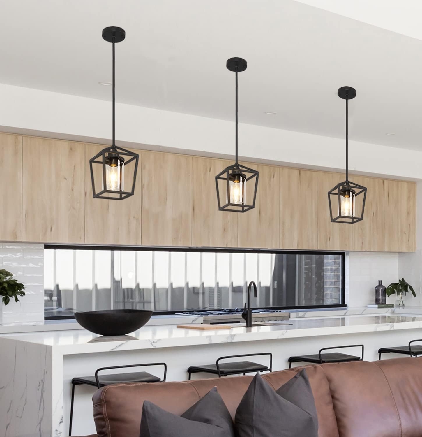 Lantern Cage Iron Pendant Light
