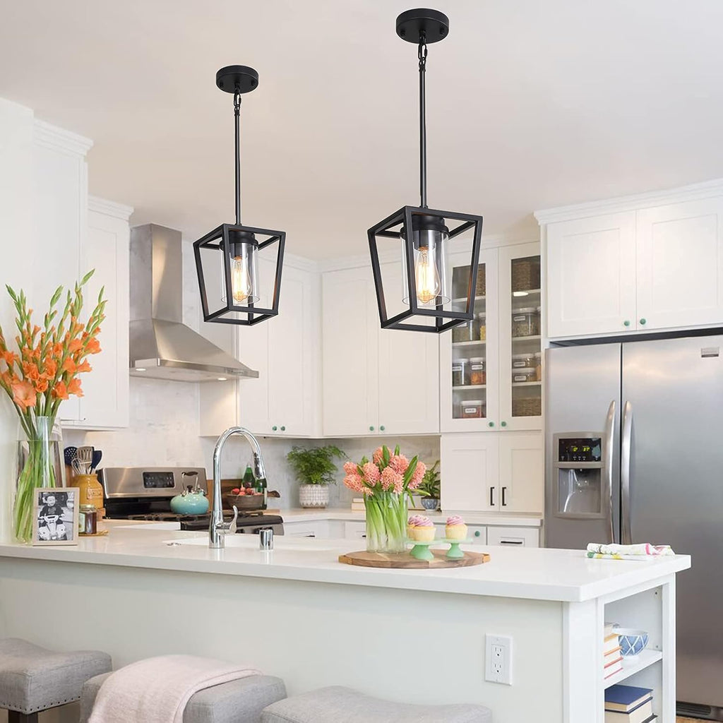 Lantern Cage Iron Pendant Light