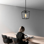Lantern Cage Iron Pendant Light