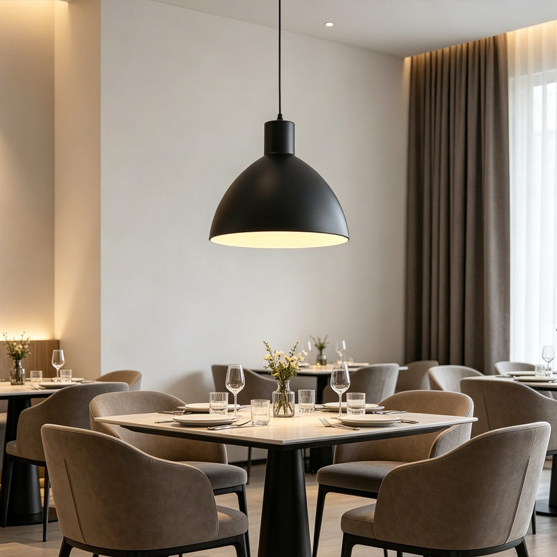 Matte Dome Metall-Pendelleuchte
