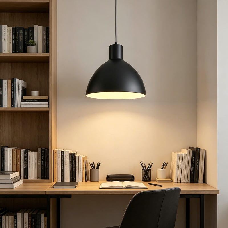 Matte Dome Metall-Pendelleuchte