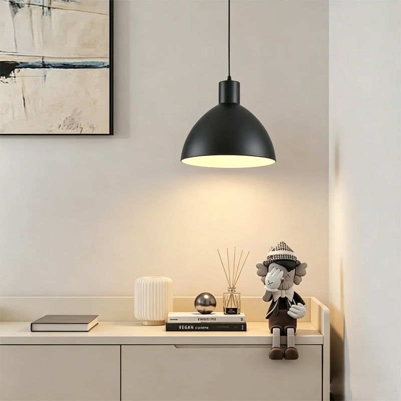 Matte Dome Metall-Pendelleuchte