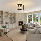 Nordic Cube Frame Flush Mount Ceiling Light