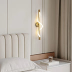 Modern Wave LED Wall Light as Bedside Ambient Lighting