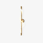 ope and Brass Linear Sconce