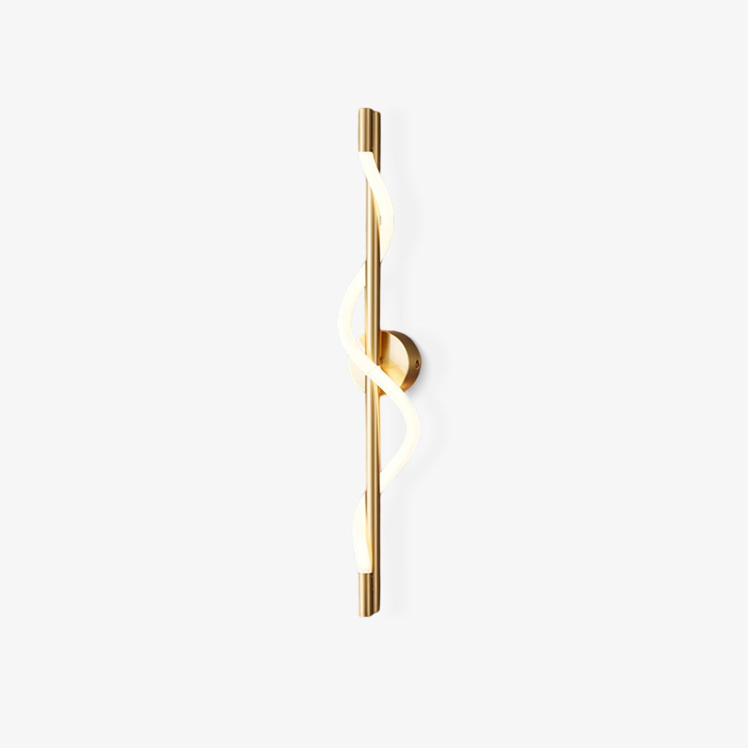 ope and Brass Linear Sconce