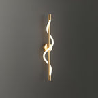 ope and Brass Linear Sconce