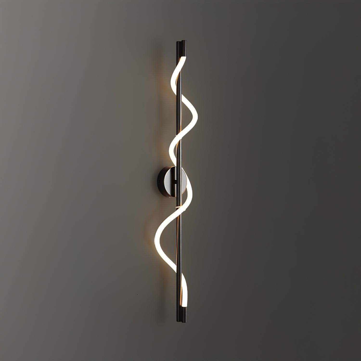 ope and Brass Linear Sconce