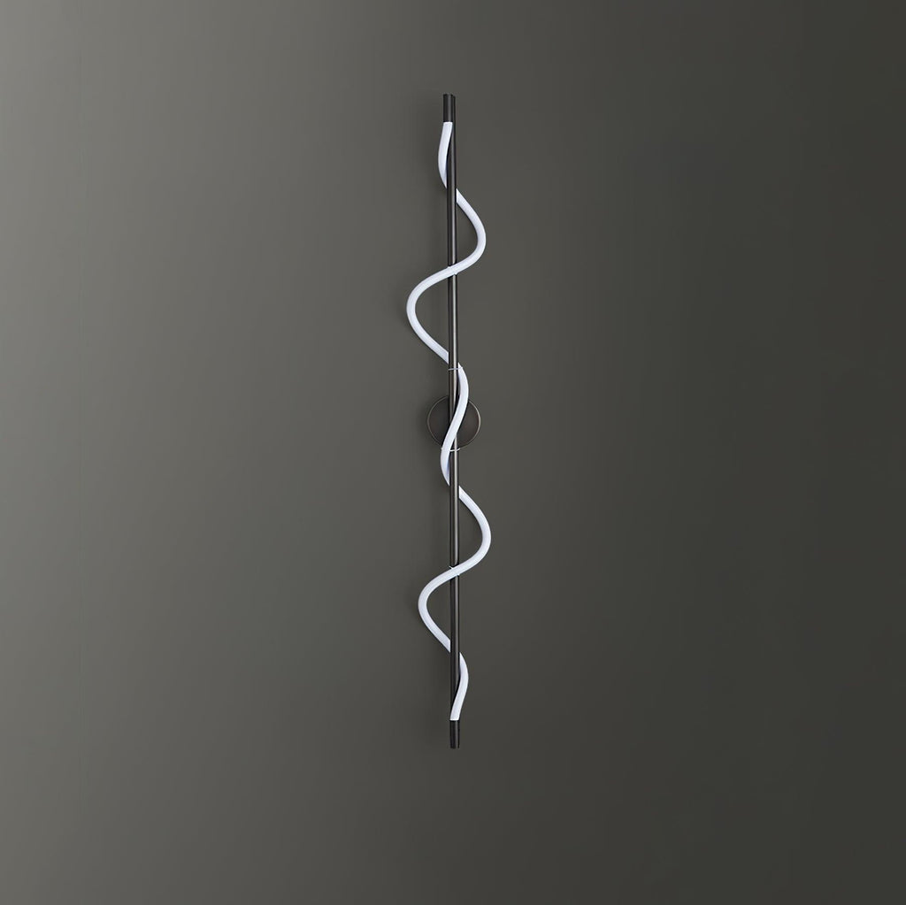ope and Brass Linear Sconce