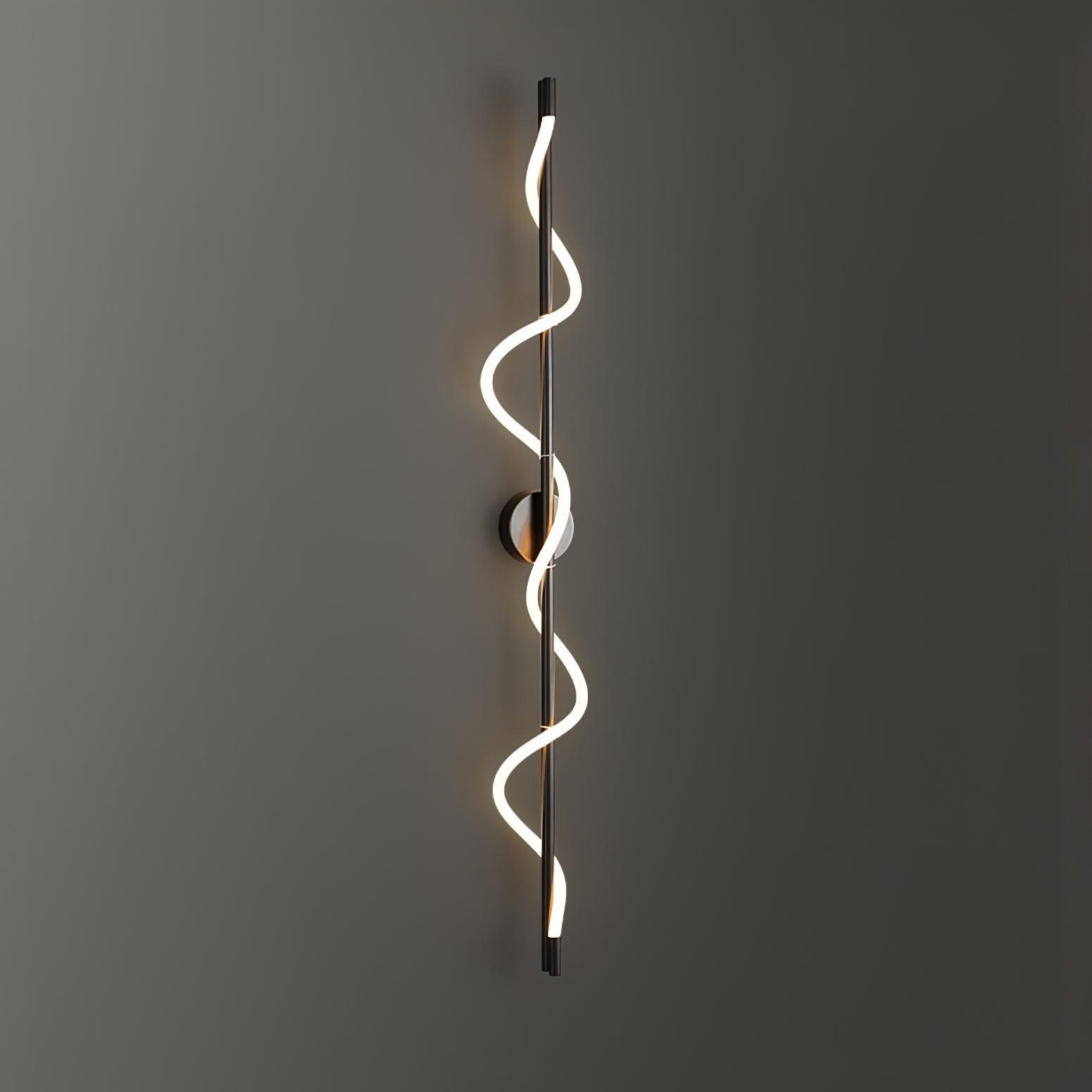 ope and Brass Linear Sconce