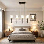 Open-Frame Drum Linear Chandelier