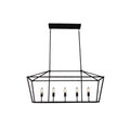 Open Frame Linear Lantern Chandelier