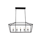 Open Frame Linear Lantern Chandelier