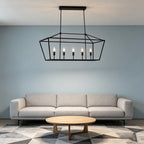 Open Frame Linear Lantern Chandelier