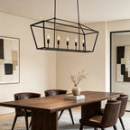 Open Frame Linear Lantern Chandelier