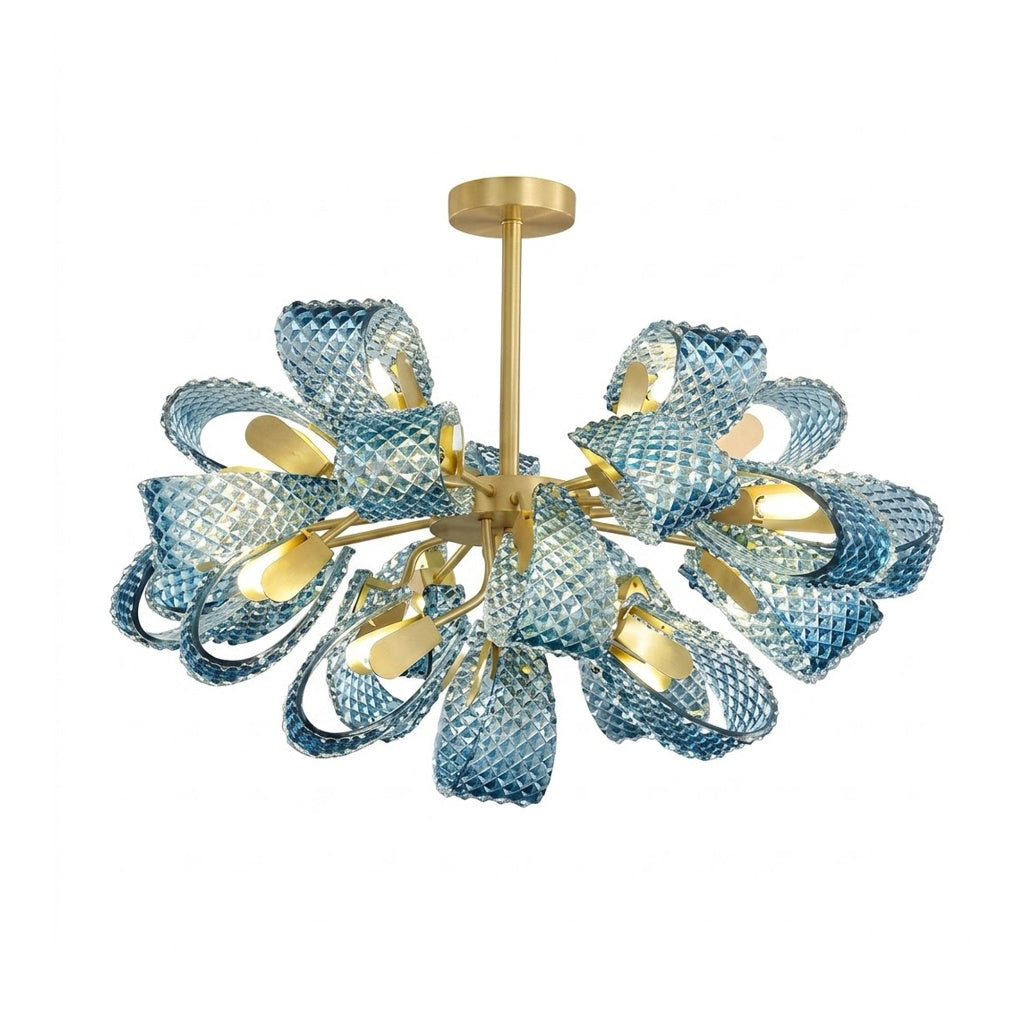 Textured Ribbon Chandelier