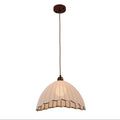 Pleated Dome Fabric Pendant Lamp