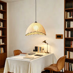 Pleated Dome Fabric Pendant Lamp