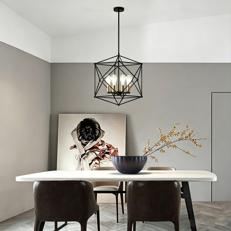 Polyhedron Wireframe Chandelier