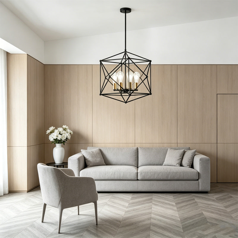 Polyhedron Wireframe Chandelier