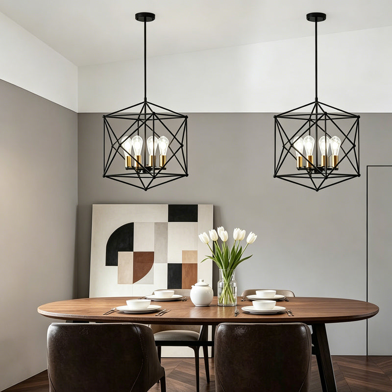 Polyhedron Wireframe Chandelier