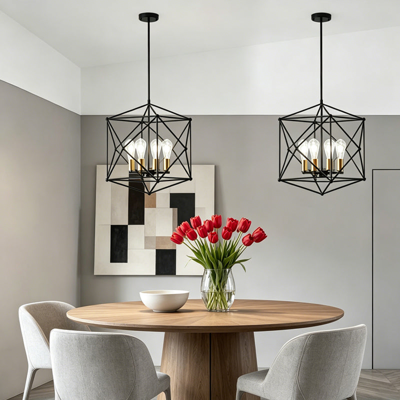 Polyhedron Wireframe Chandelier