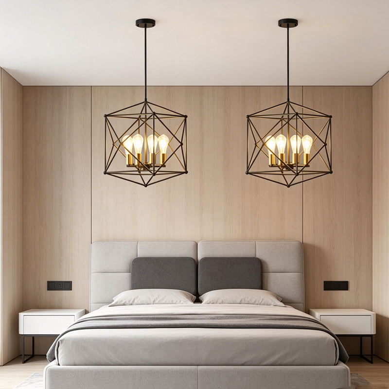 Polyhedron Wireframe Chandelier