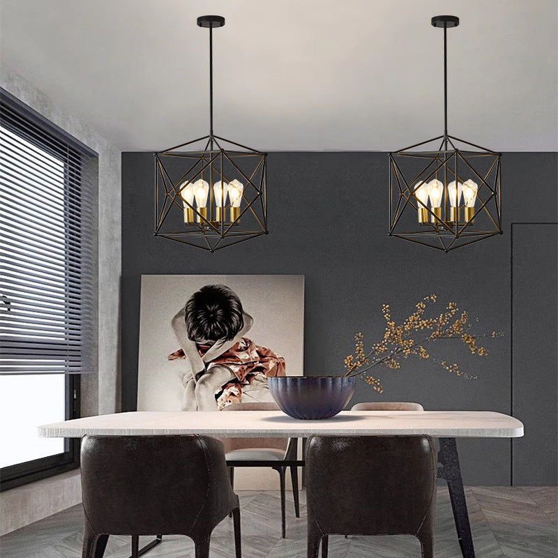 Polyhedron Wireframe Chandelier