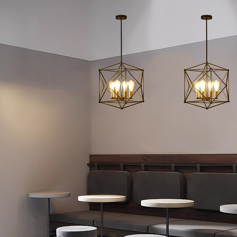 Polyhedron Wireframe Chandelier