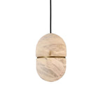Velo Capsule Alabaster Pendant Lamp