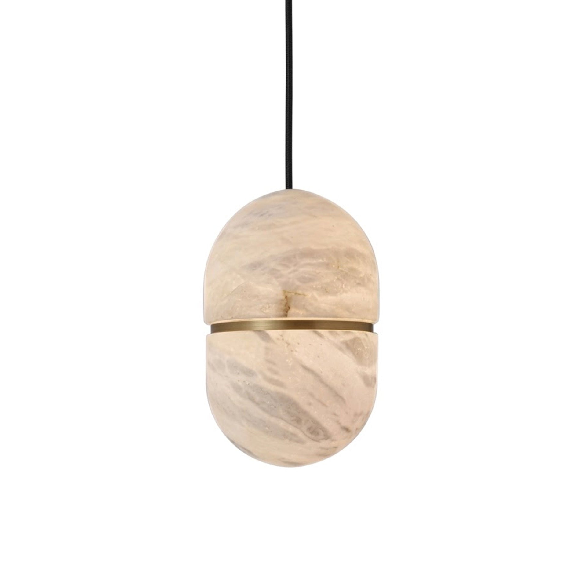Velo Capsule Alabaster Pendant Lamp