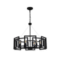 Rotating Square Cage Chandelier