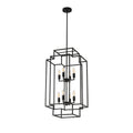 Tiered Square Cage Chandelier