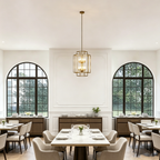 Tiered Square Cage Chandelier